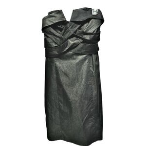 Adrienne Vittadini Strapless Black Dress